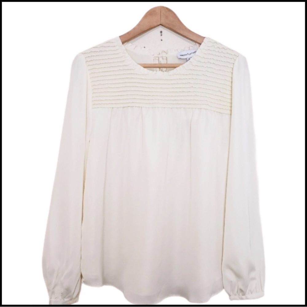 NWT GIBSON LATIMER CREAM/IVORY LONG SLEEVE BLOUSE Sz XL - Picture 10 of 11